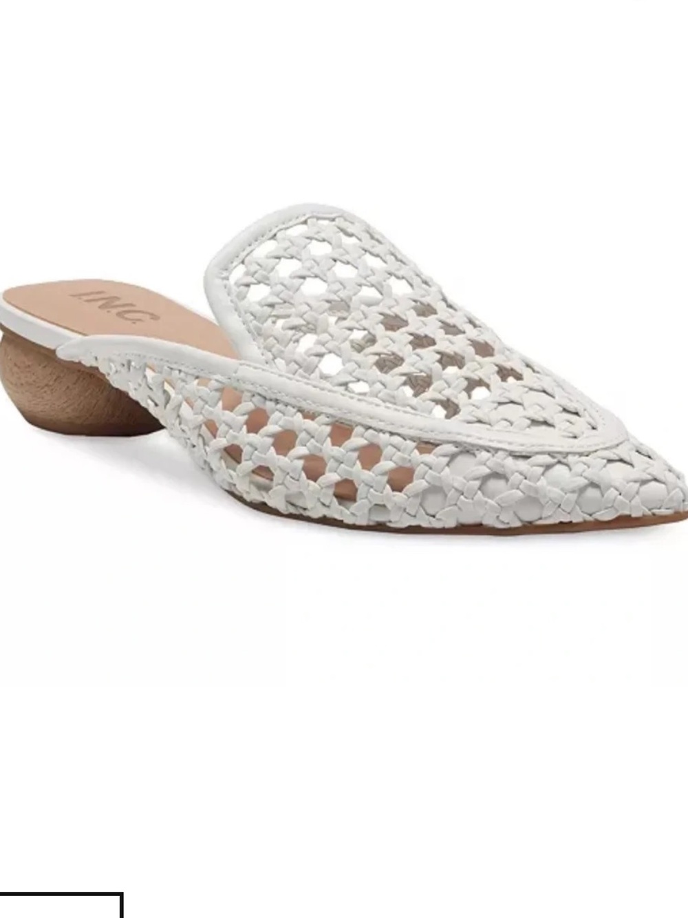 Inc International Concepts Jalissa mules in white